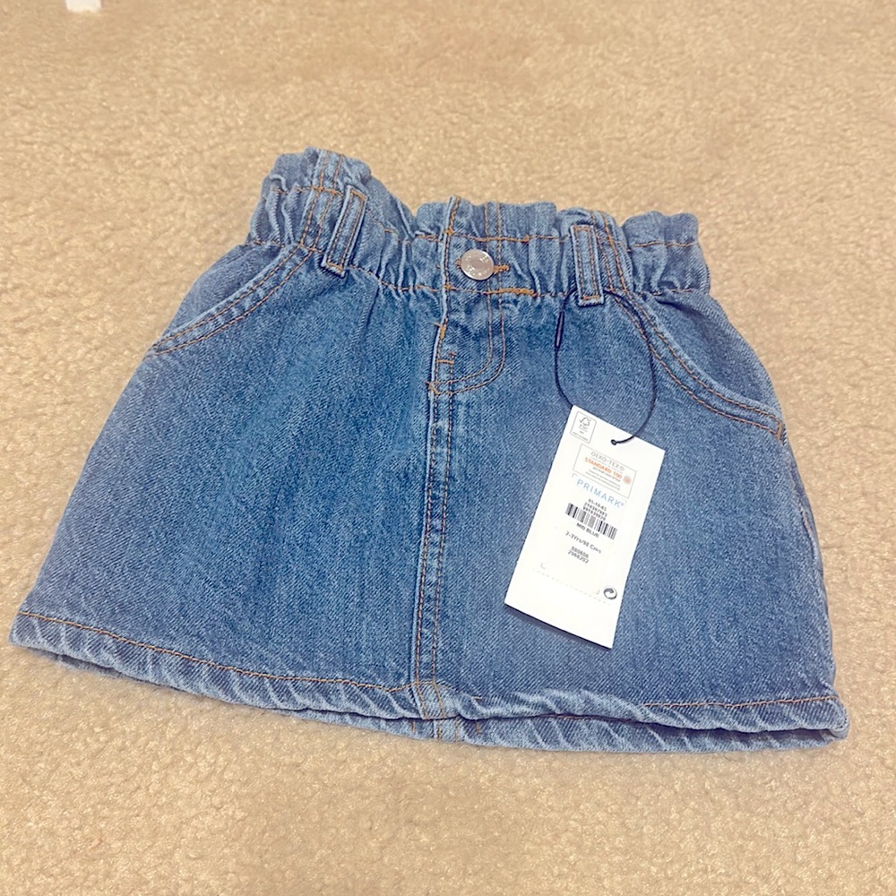 Primark NWT denim skirt size 2-3 yrs